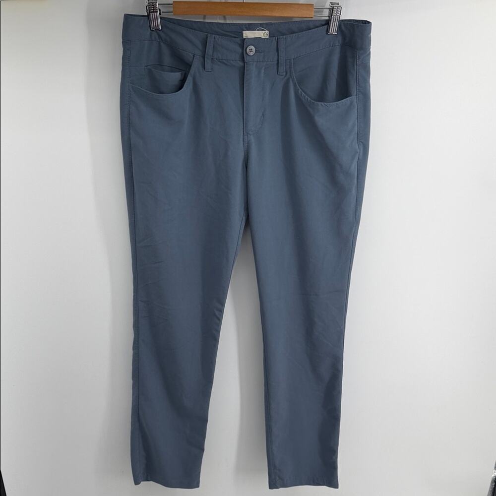 TASC Performance The Motion tailored fit bamboo blend flat front slim pant 33x30